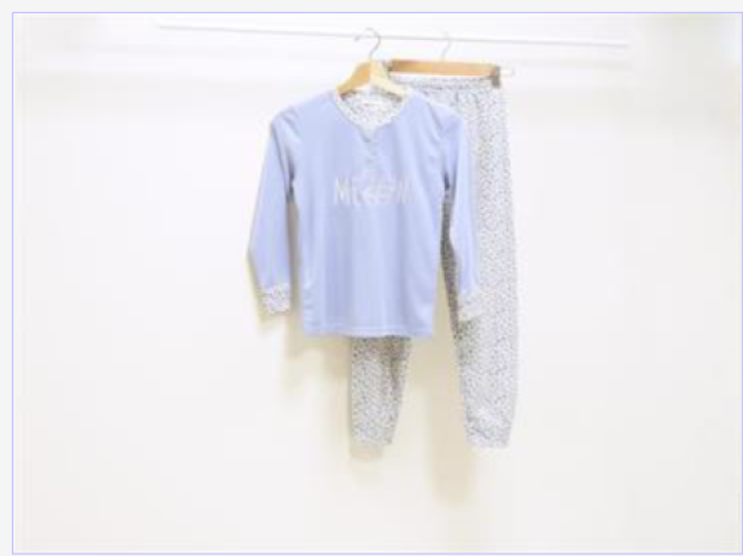 Pijama Niña Meow Azul  (Varias Tallas)